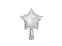 Party Deco Mini Silver Star Foil (25)