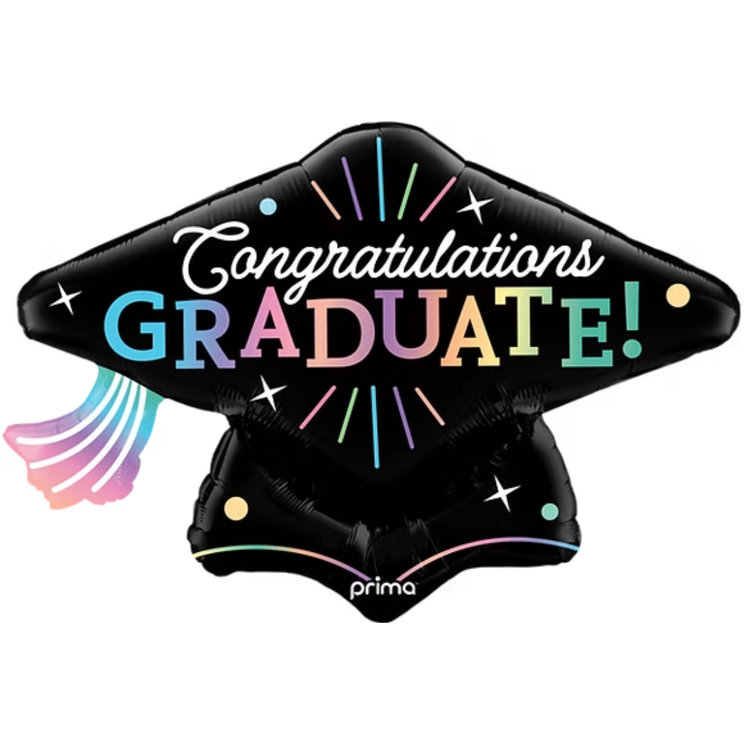 Prima Congratulations Graduate Gradient Grad Cap