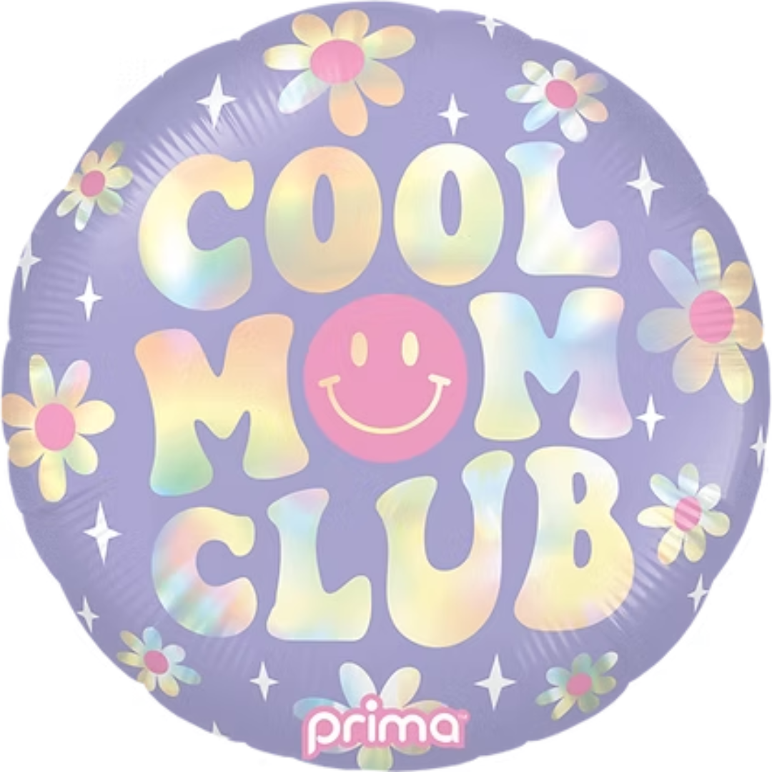 Prima Cool Mom Club Holographic Round