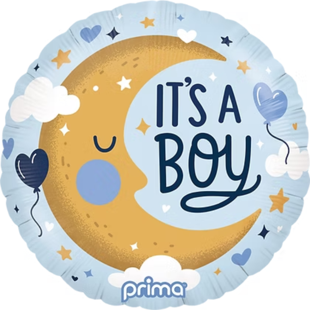 Prima It's A Boy Moon Round
