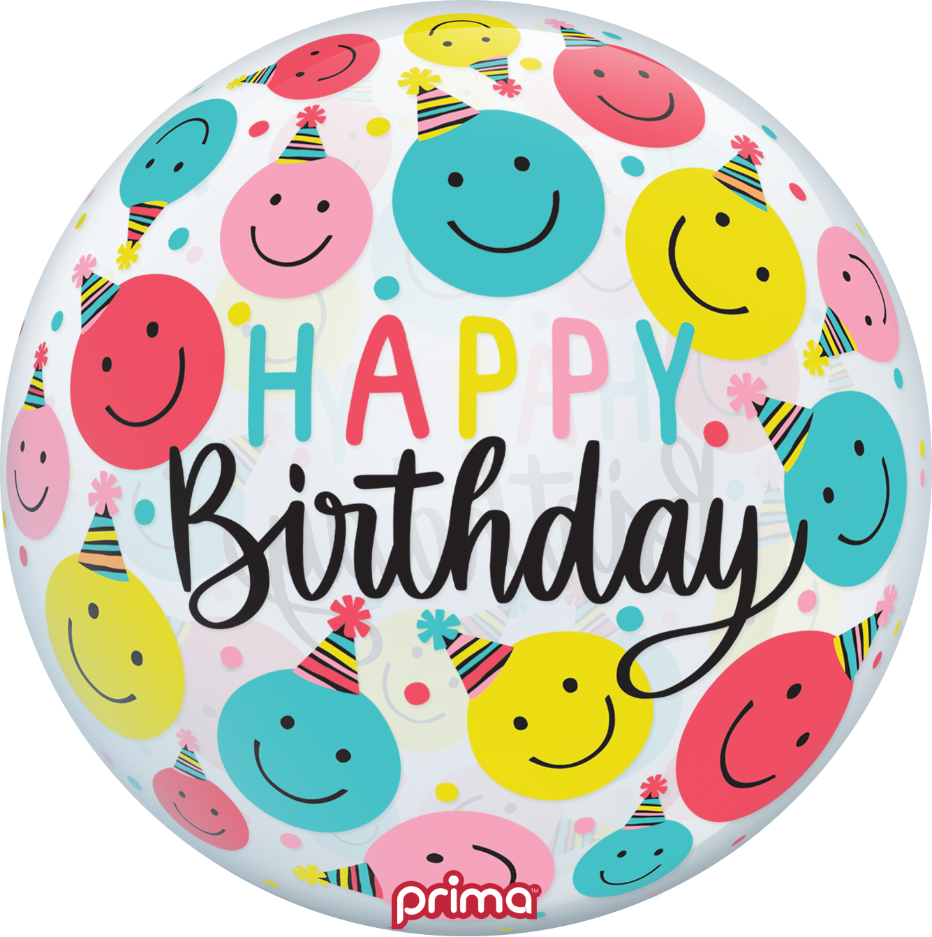 Prima Smiley Party Hats Birthday Sphere