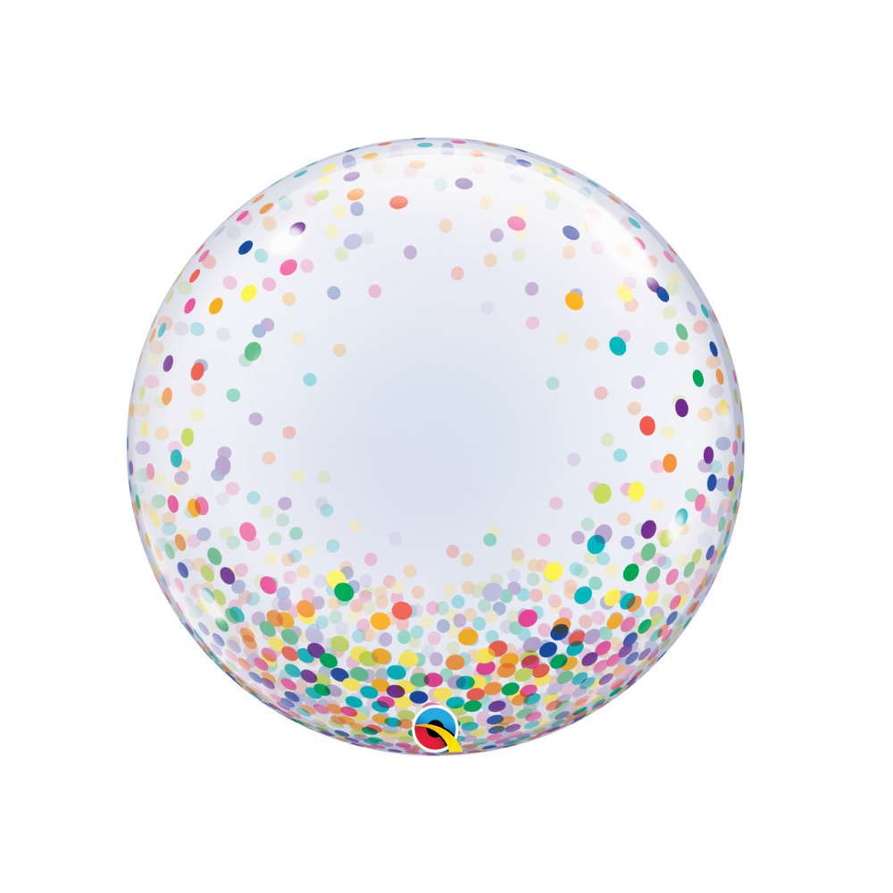 Qualatex Deco Bubble - Colourful Confetti Dots
