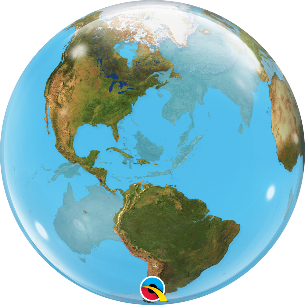 Qualatex Deco Bubble - Planet Earth
