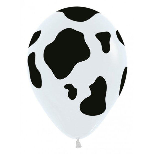 Sempertex Cow Print Latex Balloons