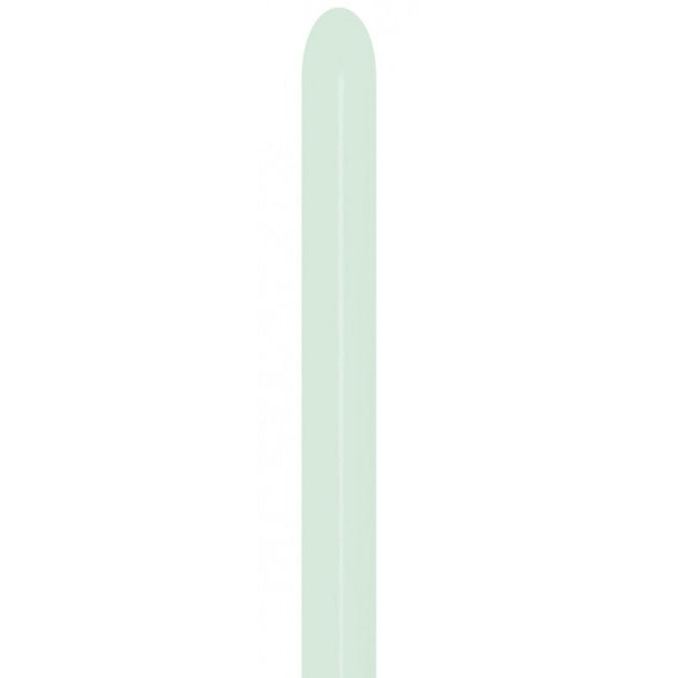 Sempertex Pastel Matte Green Modelling Balloons