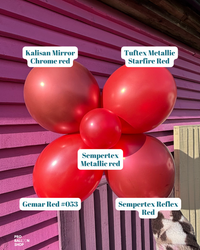 Shiny Red Colour Combo