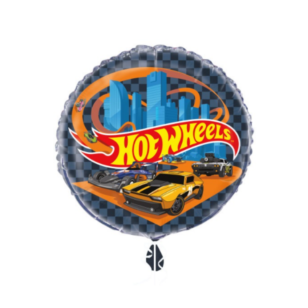 Unique Hot Wheels Round Foil
