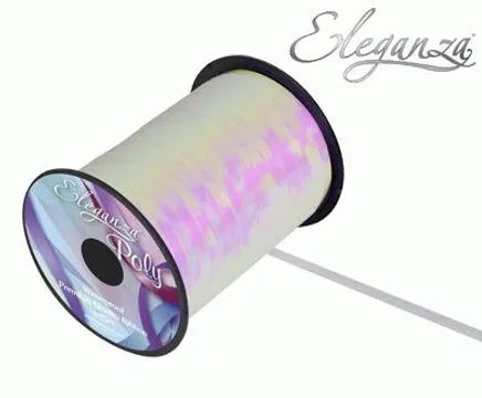 Eleganza Poly Curling Ribbon Metallic 5mm x 250yds - Iridescent