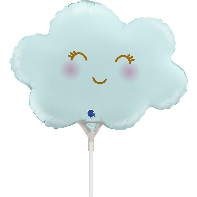 Grabo Mini Satin Pastel Blue Cloud Foil