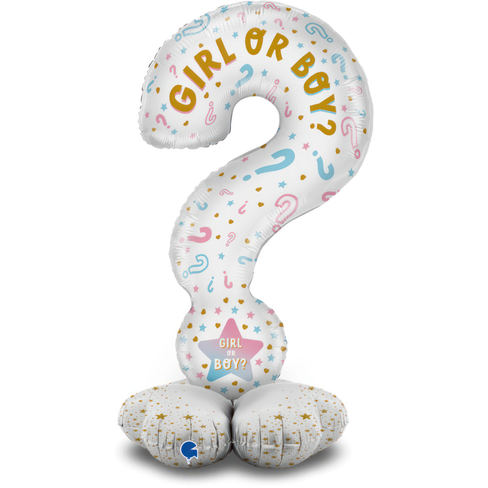 Grabo Question Mark Gender Reveal Standup