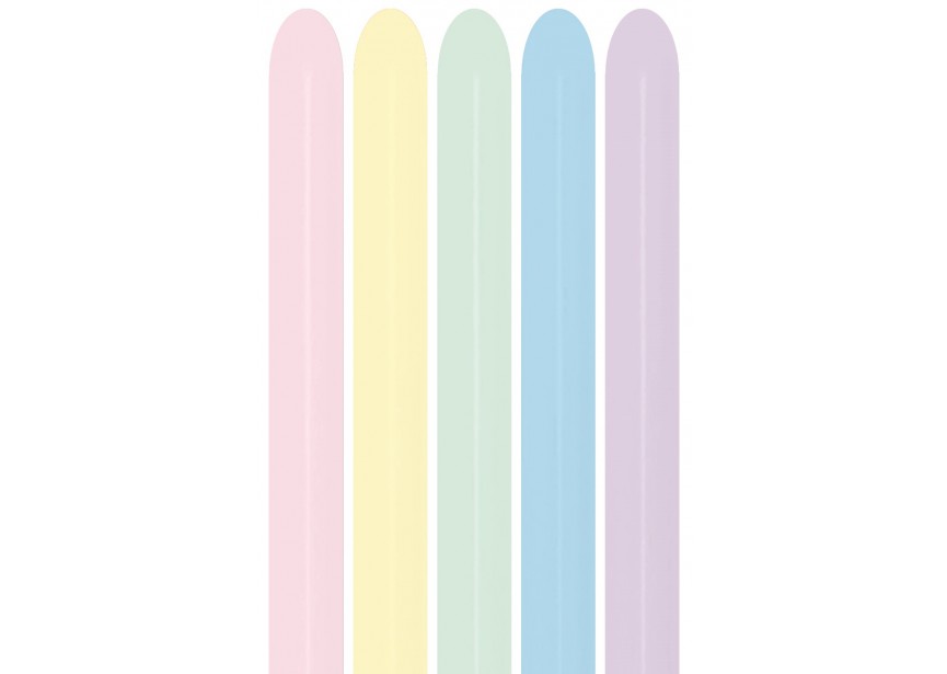 Sempertex Pastel Matte Assorted Modelling Balloons