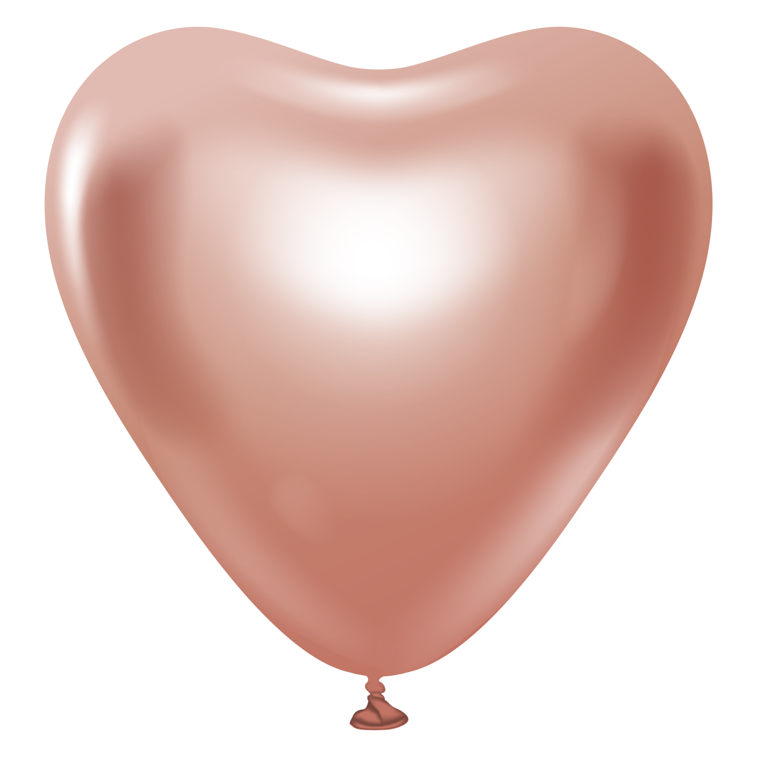 Kalisan Heart Mirror Chrome Rose Gold