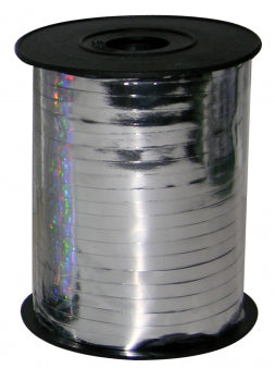 Metallic Silver Ribbon Spool 230m x 5mm