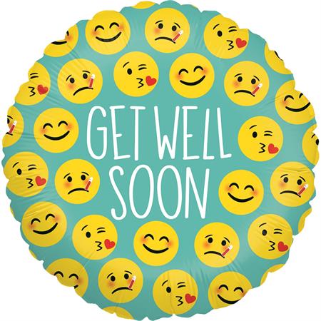 Grabo Emoji Get Well Foil