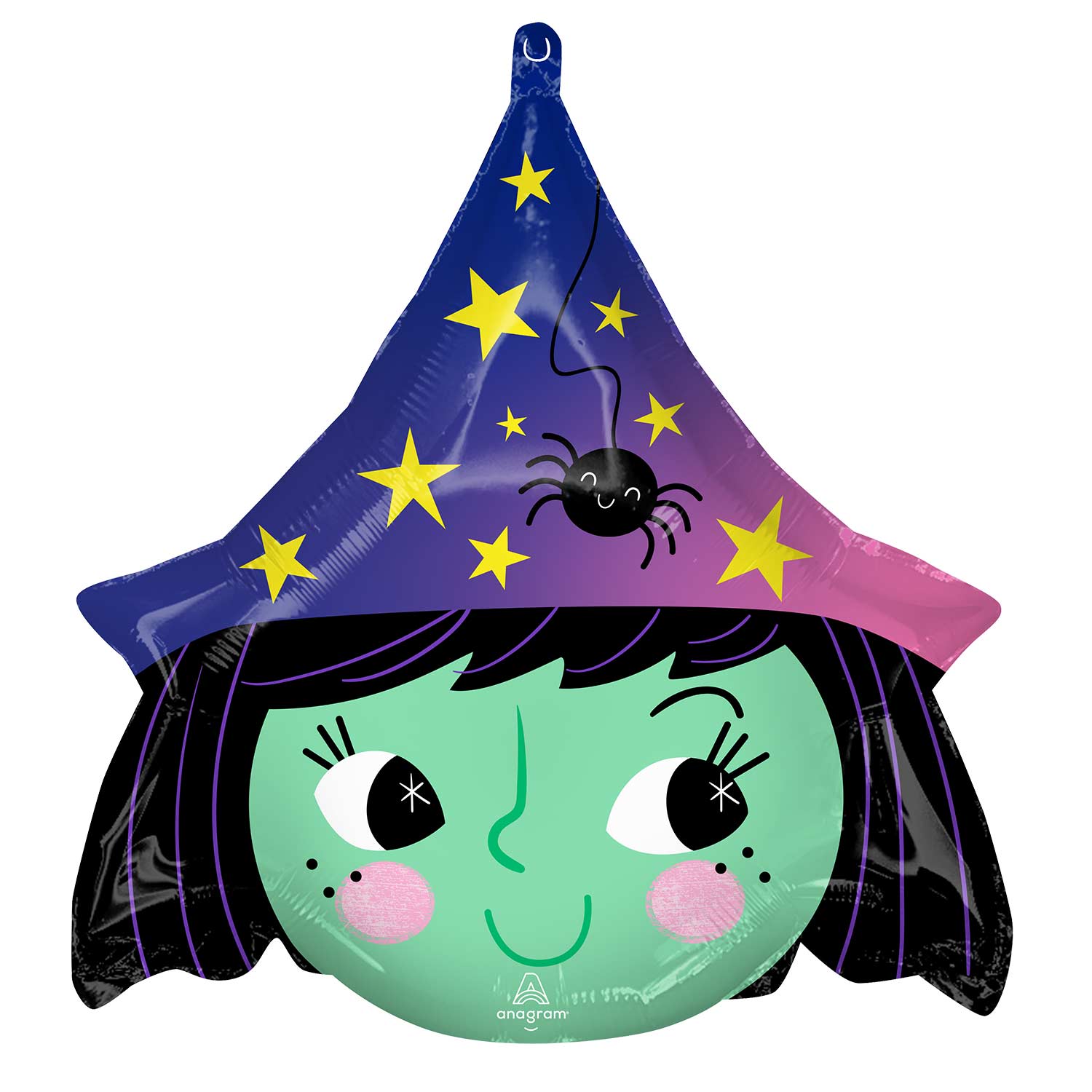 Anagram Halloween Witch Standard Shape XL Foil