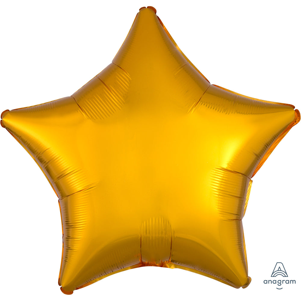 Anagram Metallic Gold Star Standard Foil