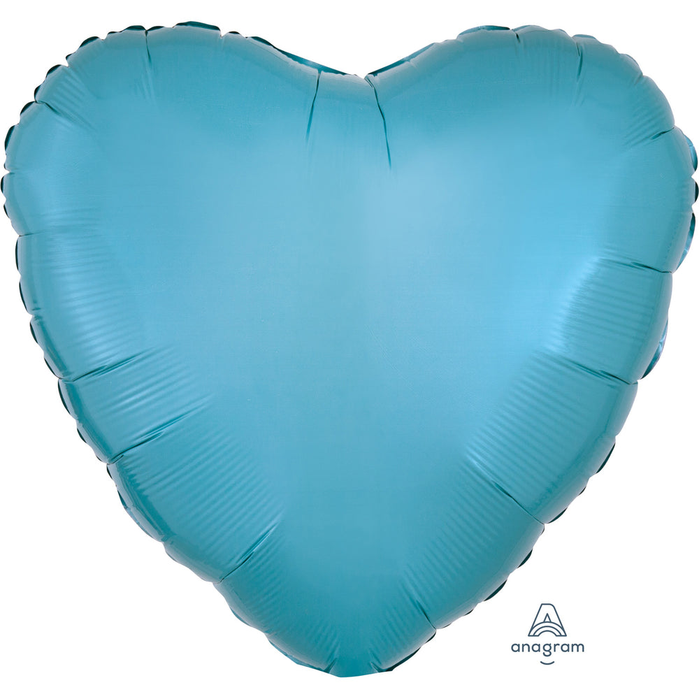 Anagram Caribbean Blue Heart Standard Foil