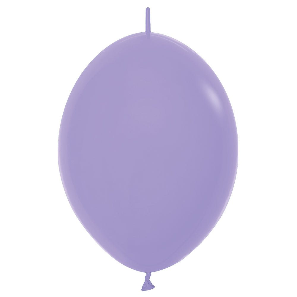 Sempertex Link-O-Loon Lilac Latex Balloons 6"/15cm (100)