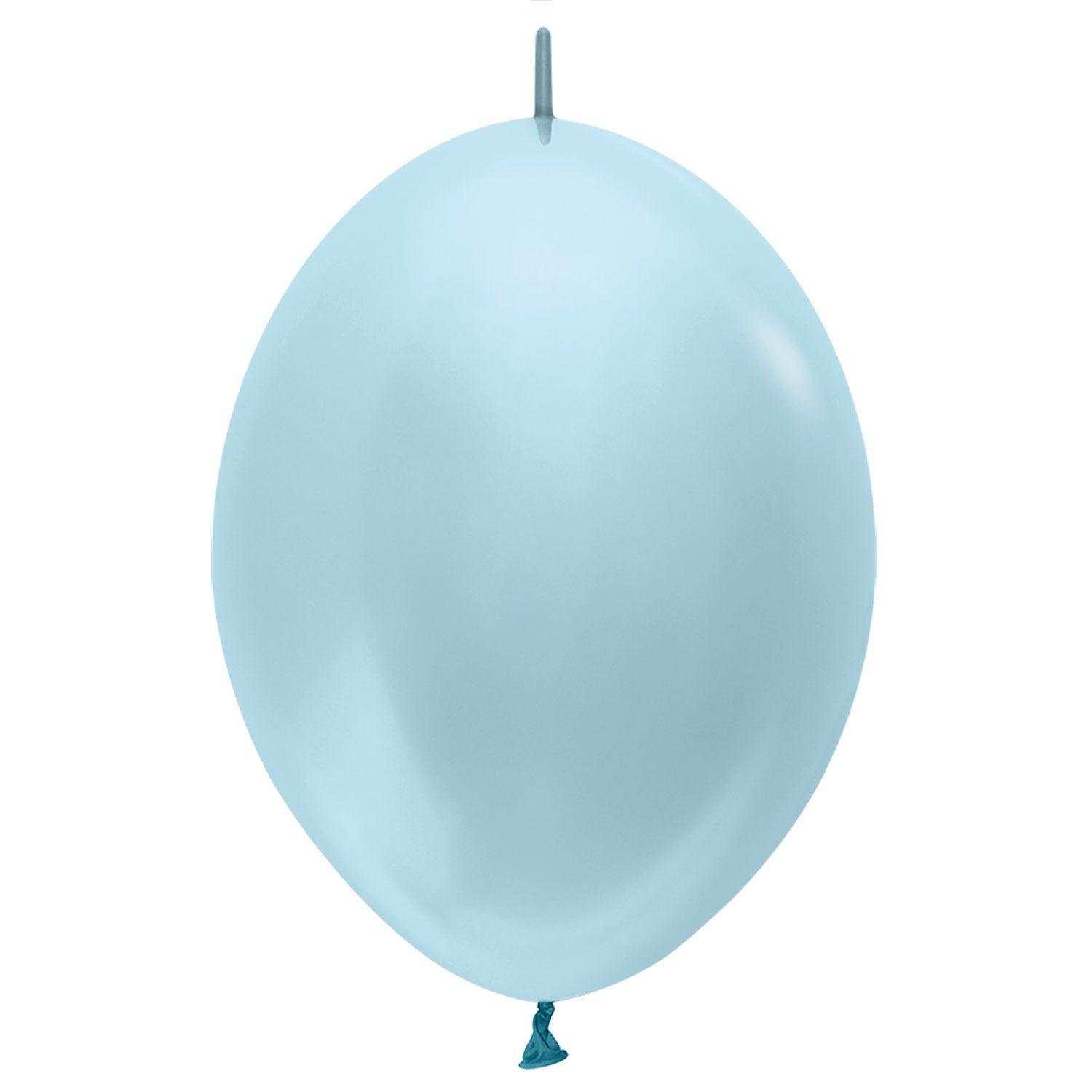 Sempertex Link-O-Loon Satin Blue Latex Balloons 12"/30cm (50)