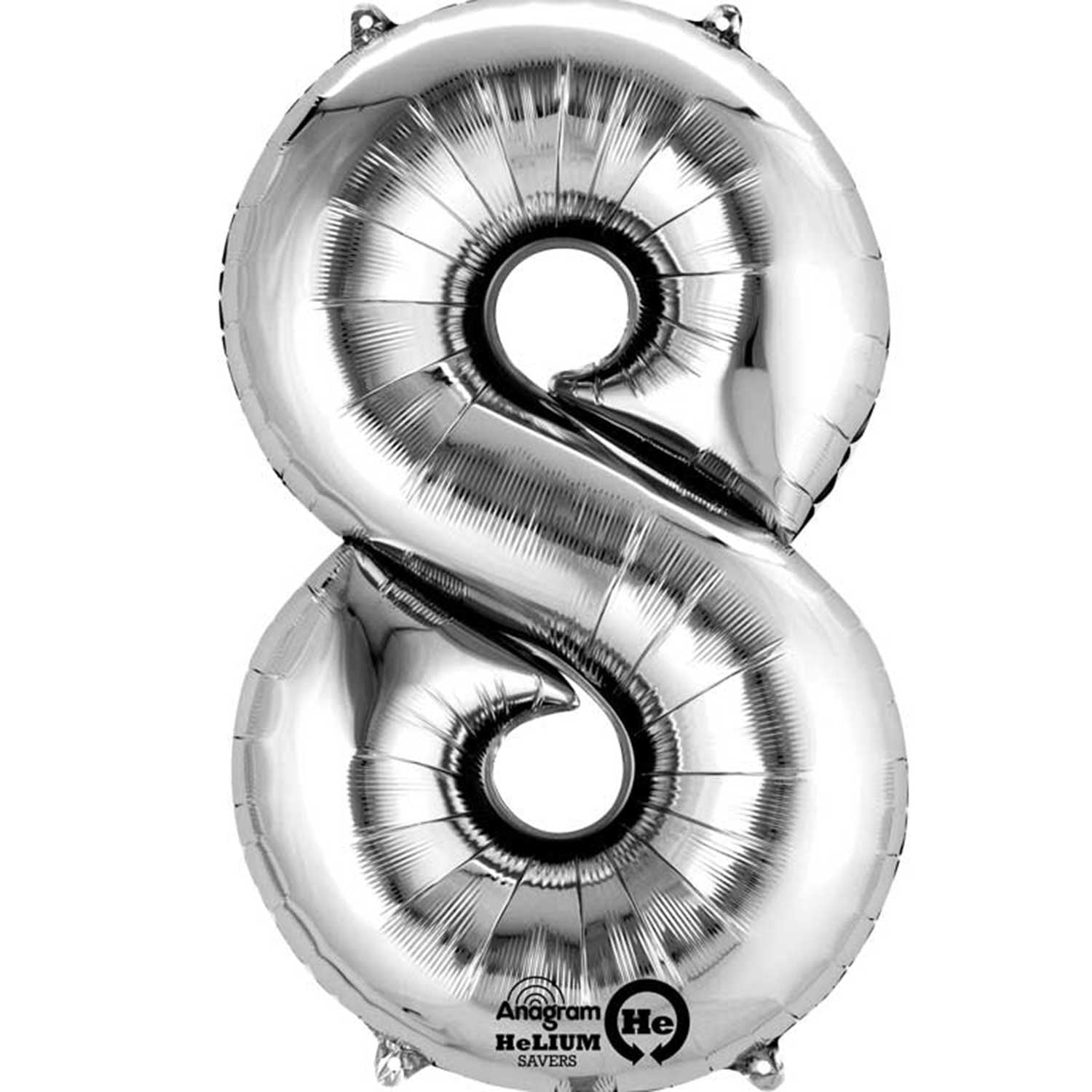 Anagram Minishape Anagram Silver Foil Numbers 0-9