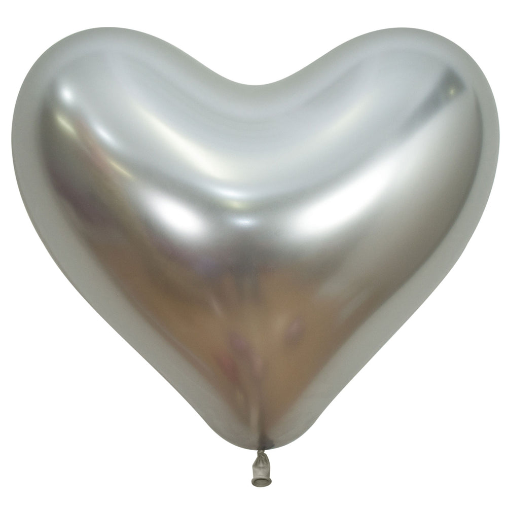 Sempertex Reflex 14" Hearts - Silver (50)