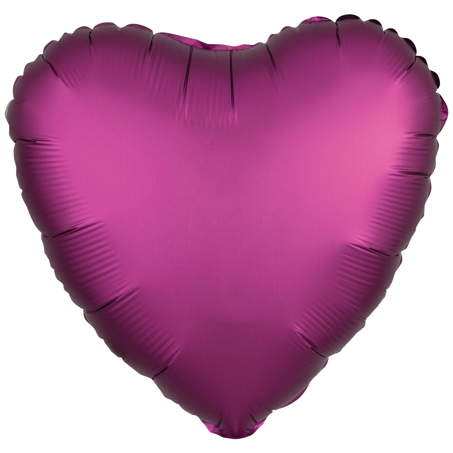 Amscan Metallic Fuchsia Heart Standard Foil