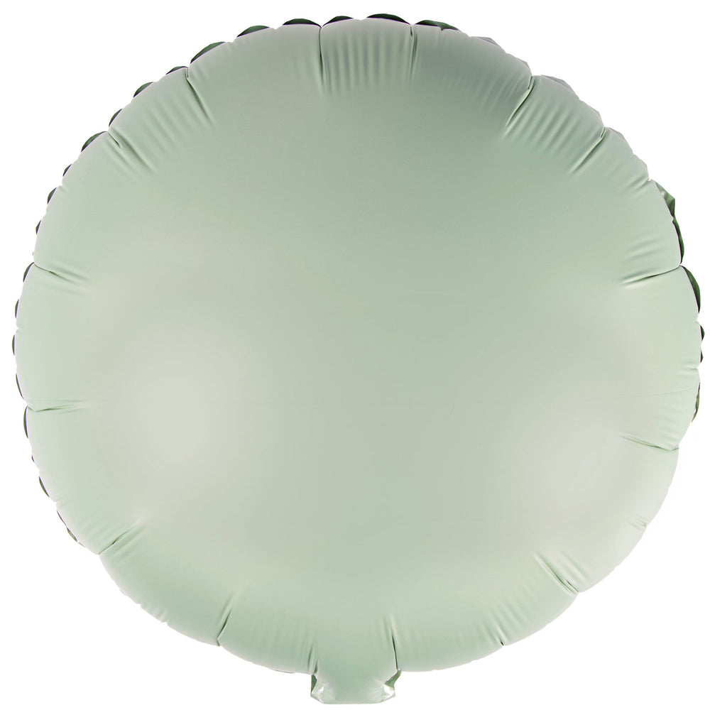 Amscan Silk Lustre Eucalyptus Circle Standard Foil