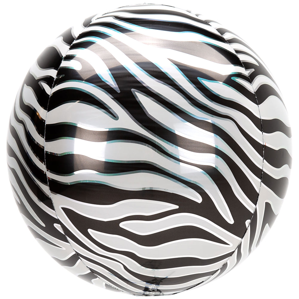 Anagram Animalz Zebra Print Orbz Foil
