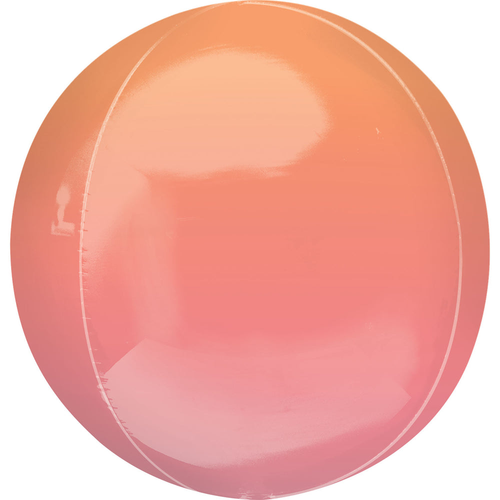Anagram Ombre Red & Orange Orbz Foil