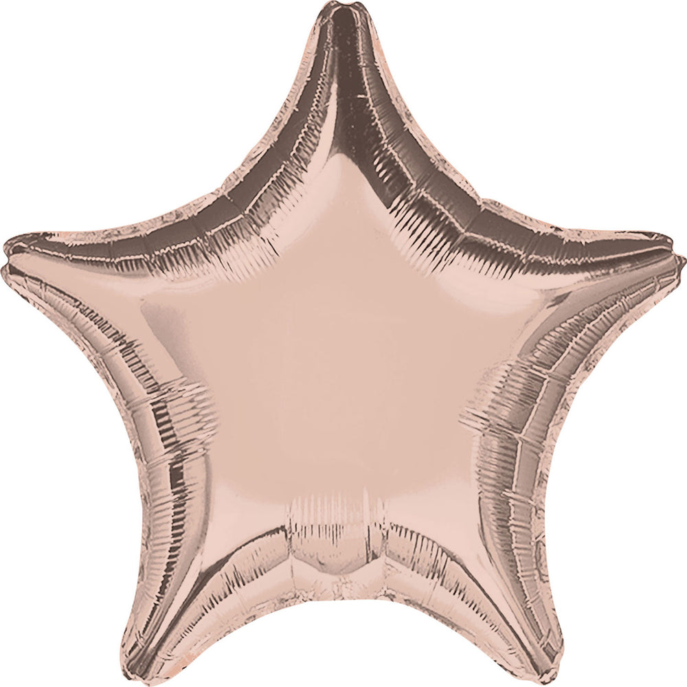 Anagram Rose Gold Star Standard Foil