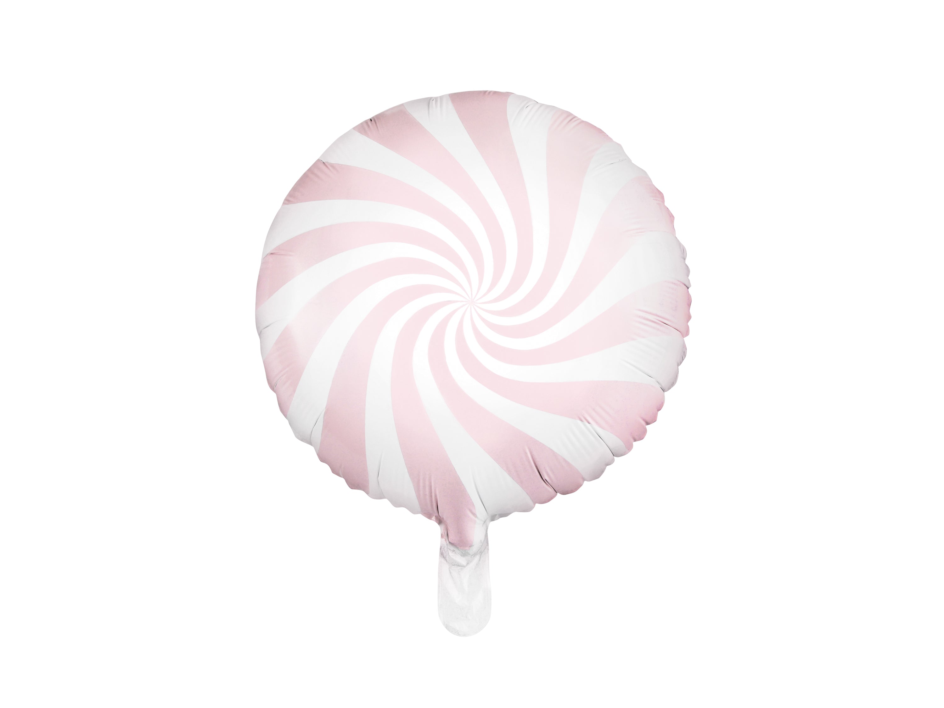Party Deco Light Pink Candy Swirl Foil