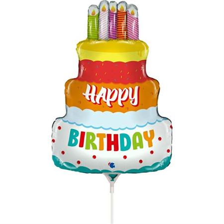 Grabo Mini Foil Birthday Cake
