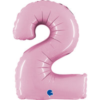 Grabo Mini Pastel Pink Foil Numbers 2