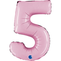 Grabo Mini Pastel Pink Foil Numbers 5