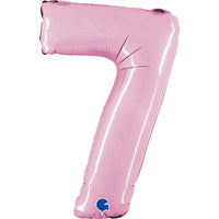 Grabo Mini Pastel Pink Foil Numbers 7
