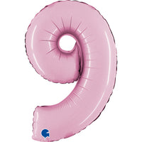 Grabo Mini Pastel Pink Foil Numbers 9