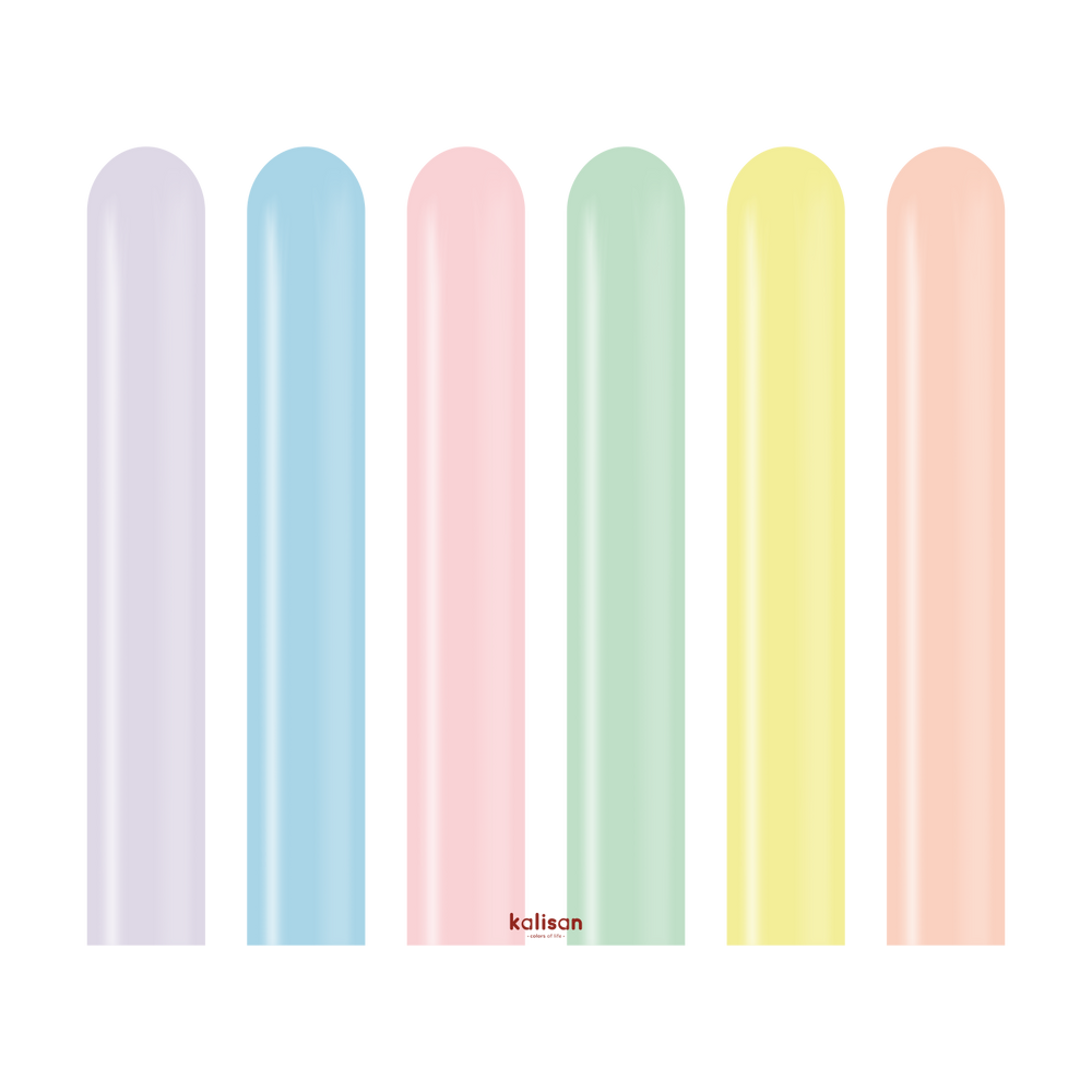 Kalisan Macaron Assorted Modelling Balloons