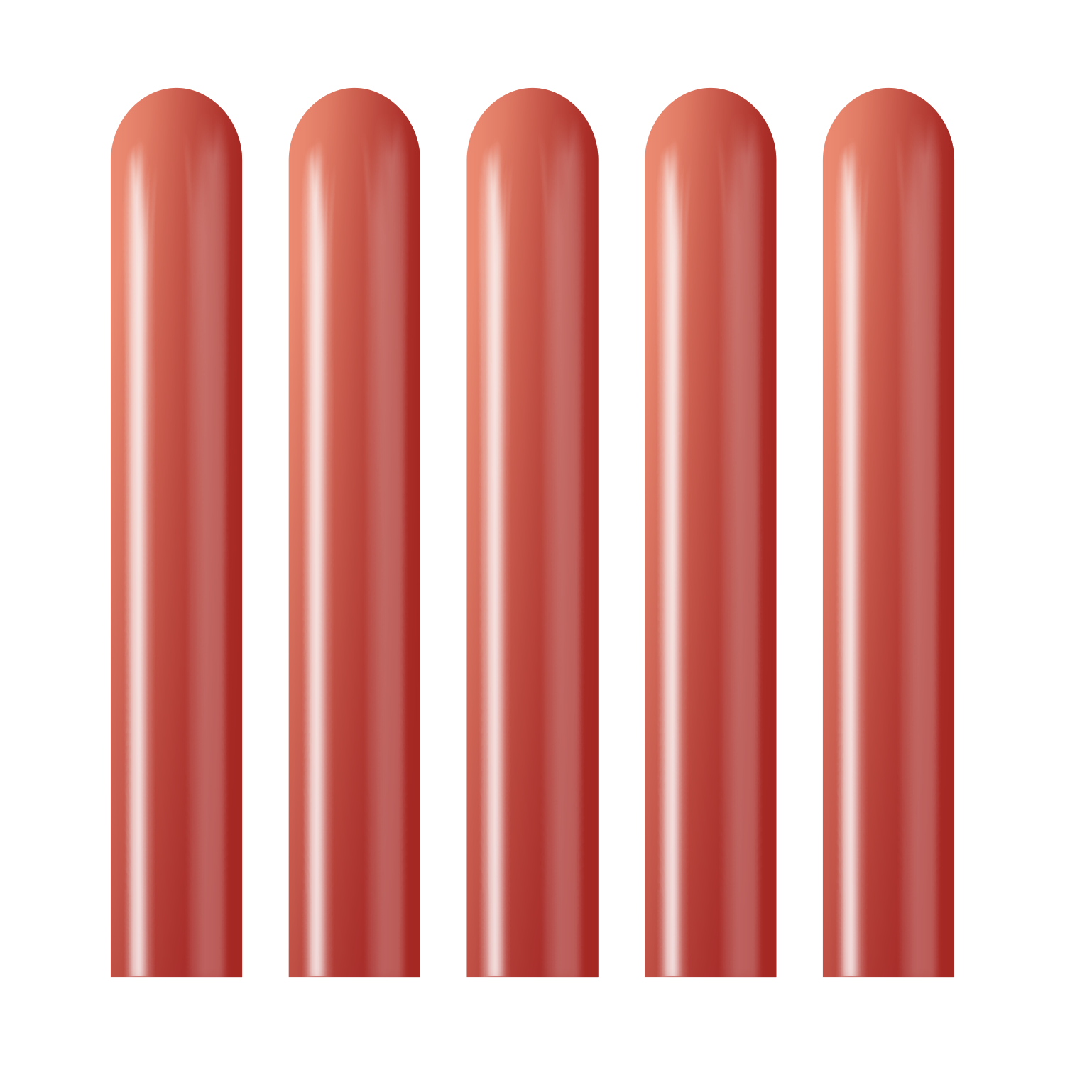 Kalisan Mirror Chrome Red Modelling Balloons