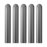 Kalisan Mirror Chrome Space Grey Modelling Balloons