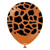 Kalisan Safari Giraffe - Retro Rust Orange