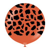 Kalisan Safari Giraffe - Retro Rust Orange 24"