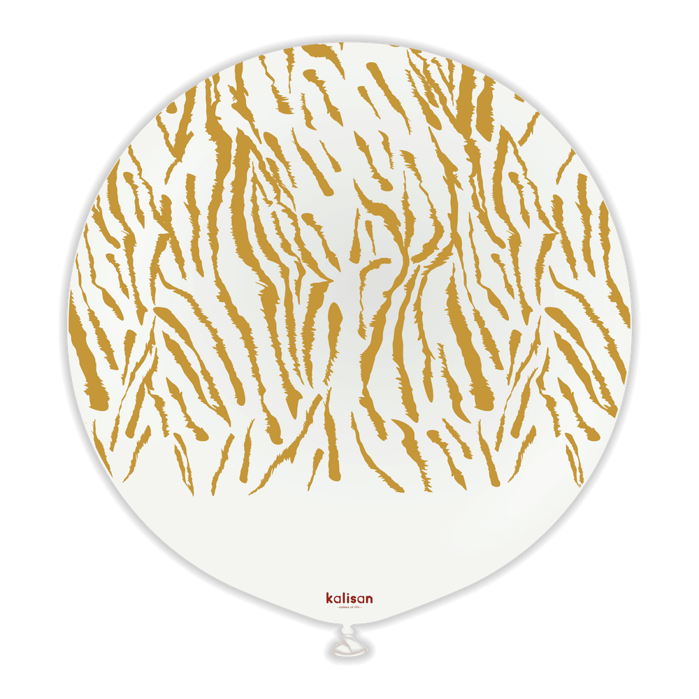Kalisan Safari Tiger - Standard White 24"