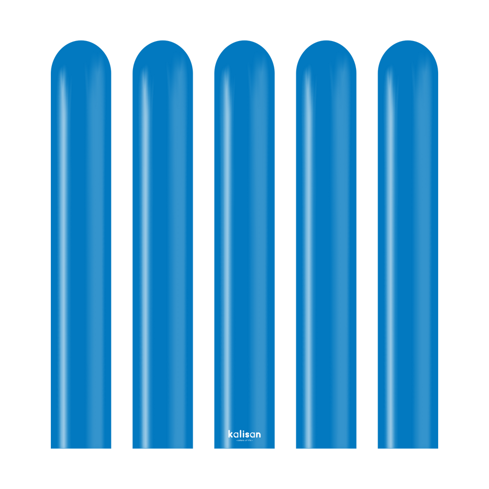 Kalisan Standard Blue Modelling Balloons