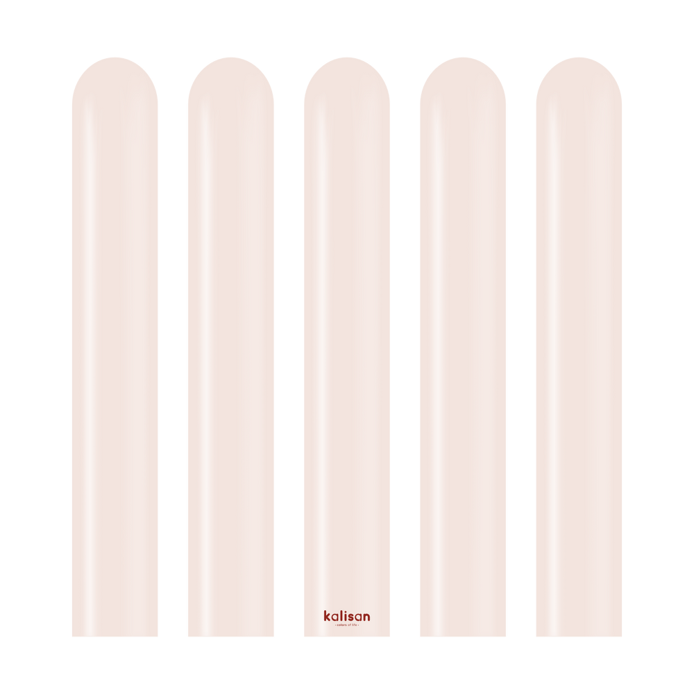 Kalisan Standard Pink Blush Modelling Balloons