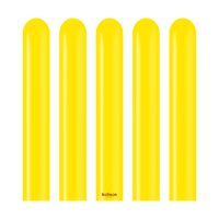 Kalisan Standard Yellow Modelling Balloons