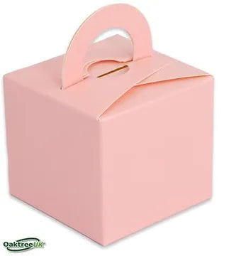 Matte Pastel Light Pink Balloon Weight Boxes (10)
