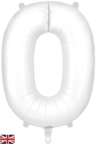 Oaktree Matte White Foil Numbers 0