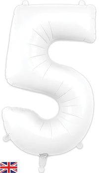 Oaktree Matte White Foil Numbers 5