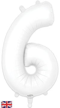 Oaktree Matte White Foil Numbers 6