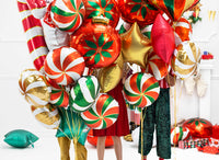 Party Deco Green Candy Swirl Foil_1
